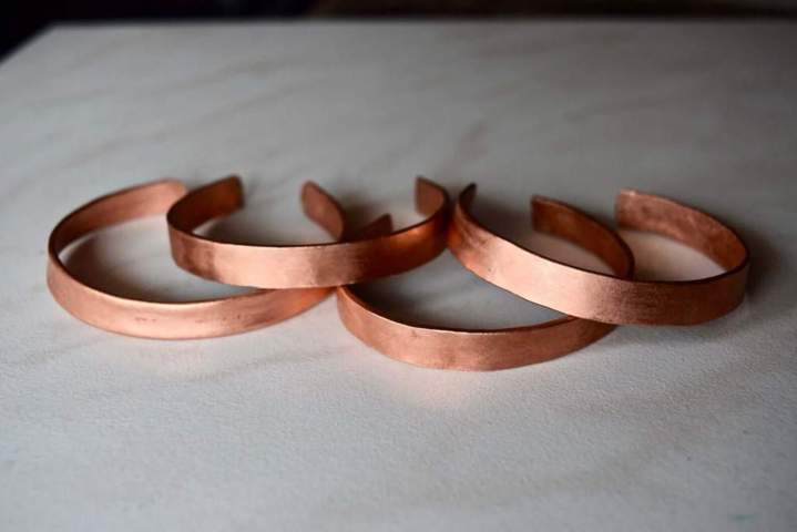 Copper Bracelet, 100% Copper Healing Bracelet, Copper Beaded